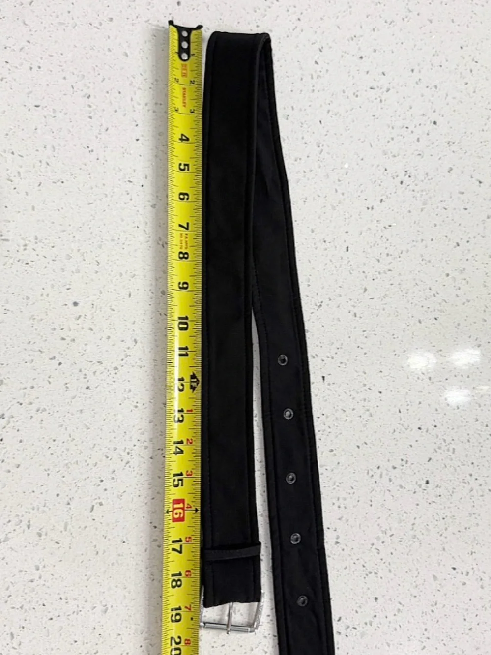 Calvin Klein Replacement Coat Belt M-XL Black Silver Buckle
